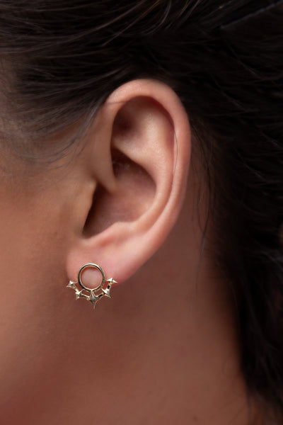 God Form Venti Circle Stud Earrings