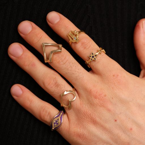 Evelynn Allure Heart Ring