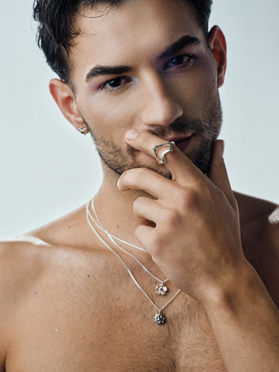 Fragment of Harmonic Whimsey Genshin Flower Stud Earrings