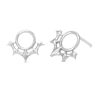 God Form Venti Circle Stud Earrings