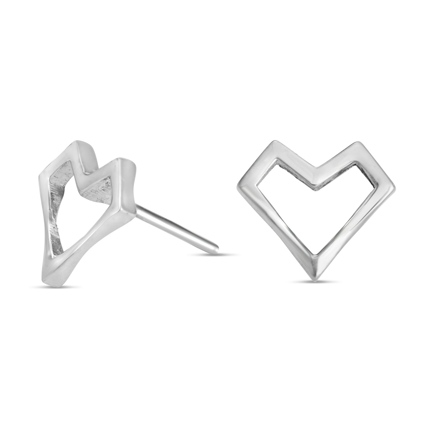 Evelynn KDA Heart Stud Earrings