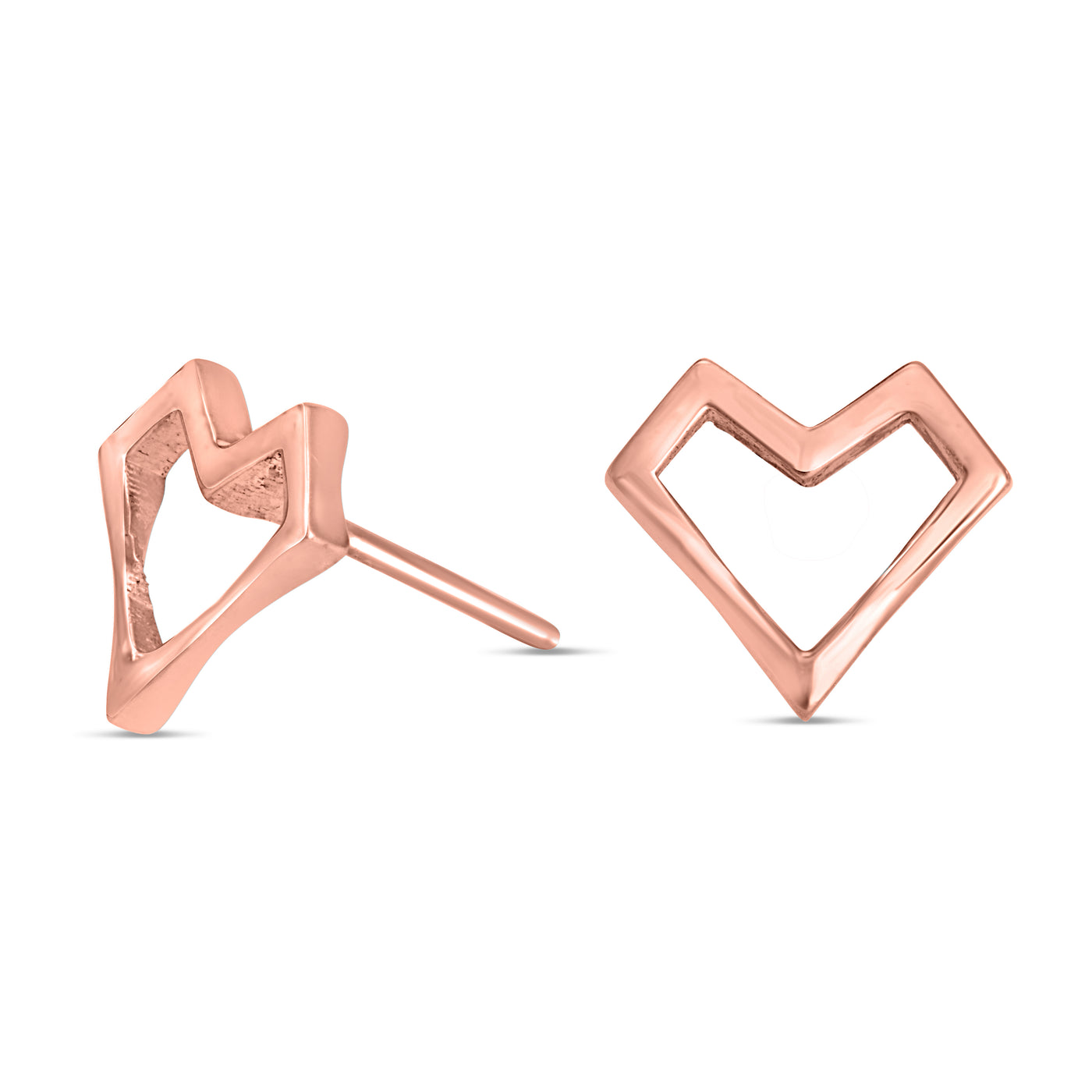 Evelynn KDA Heart Stud Earrings