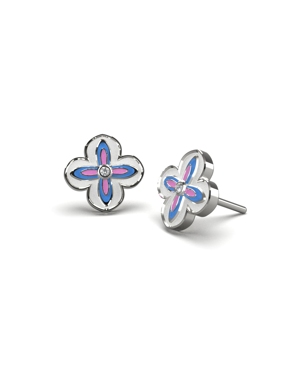 March 7th Flower Studs - Honkai Starrail