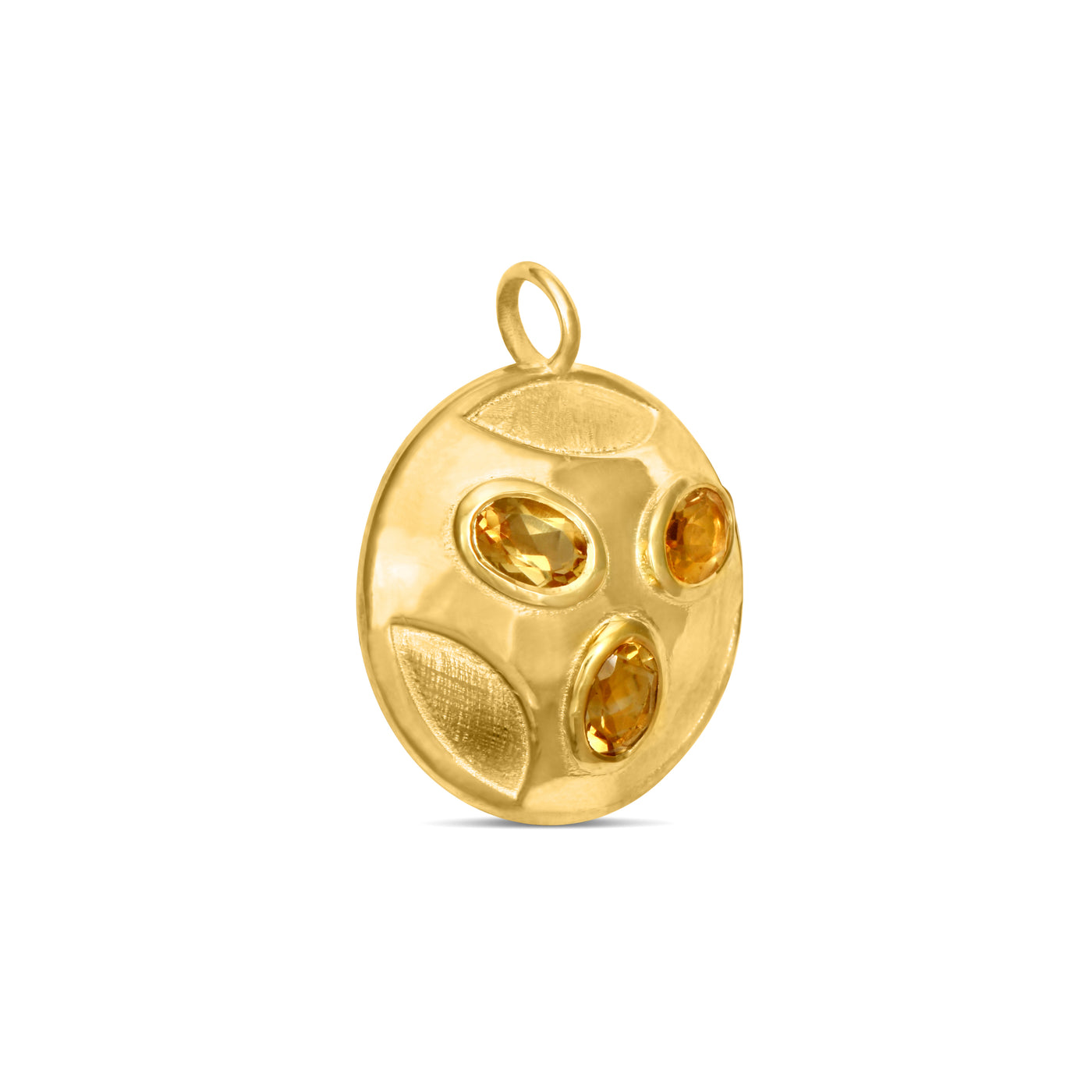 Bard Pendant with Citrine Gemstones- Pendant Only