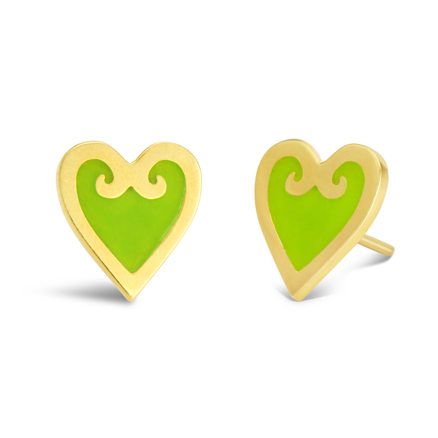 Nahida Dendro Heart Earrings